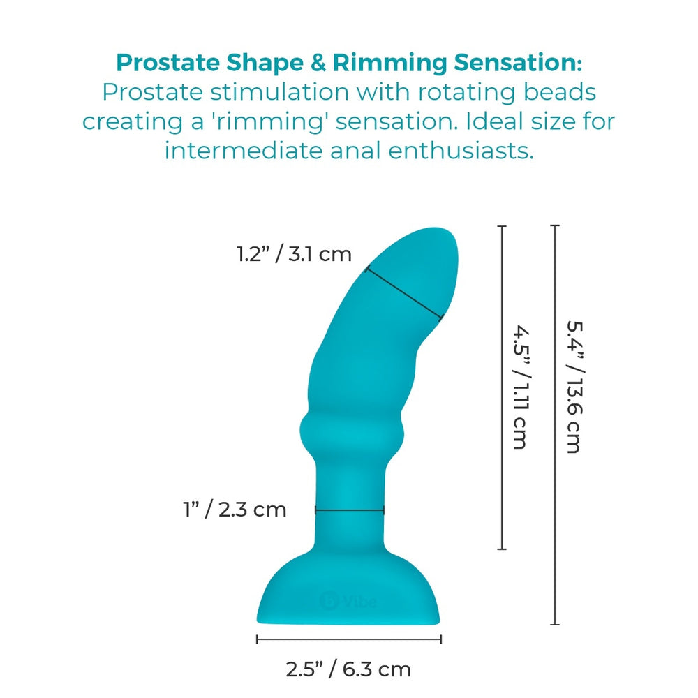 b-Vibe Rimming Plug 2 with Remote — official product photo
